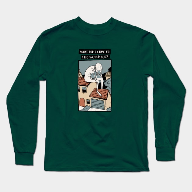 The meaning of life Long Sleeve T-Shirt by sandrodelara